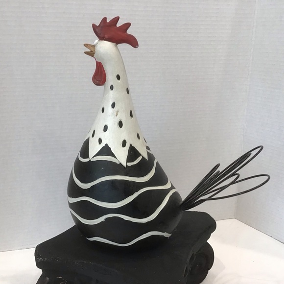 Cute Rooster Decorative Shelf Sitter – Rustic Farmhouse Accent 🐓 - Picture 3 of 5